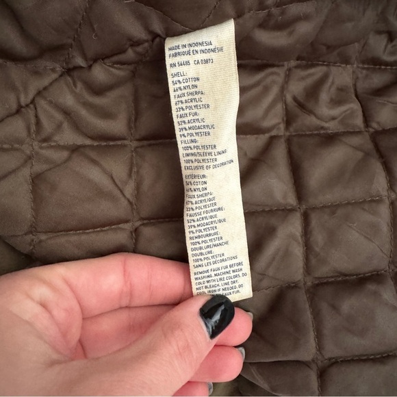 American Eagle Olive Green Women's Parka Coat XS - Picture 6 of 9